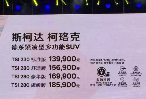 斯柯达“小熊”上市，13.99万起竞争力分析