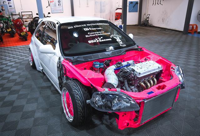 车主花20万改装一台报废思域 还没改完 绝对本田情怀之作！