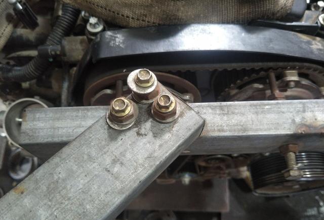科鲁兹1.6凸轮轴安装图,科鲁兹正时凸轮轴记号 diy自作科鲁兹正时皮带工具,更换正时皮带