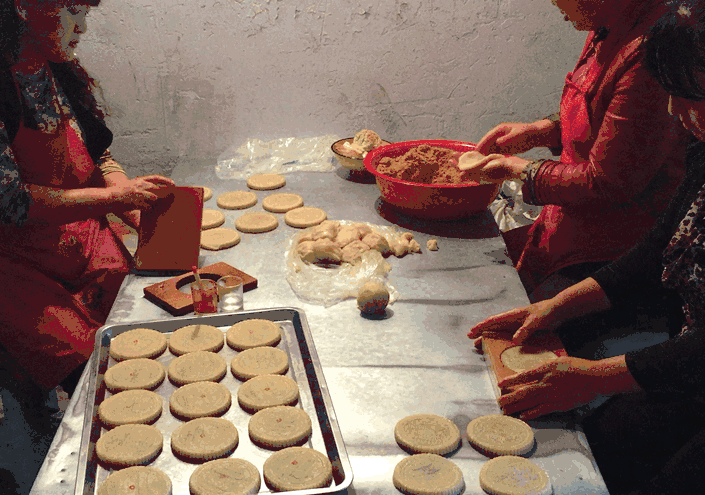 红糖,芝麻,教学一口甜香酥软"八月十五月儿圆,爷爷给我打月饼钳工实训花生总结图片