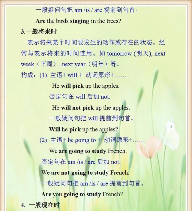 天津小学1-6年级英语语法+用法总结,孩子能看