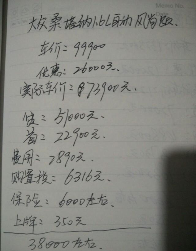 新桑塔纳首付30%，落地仅需3.8万，全款更加省钱哦！