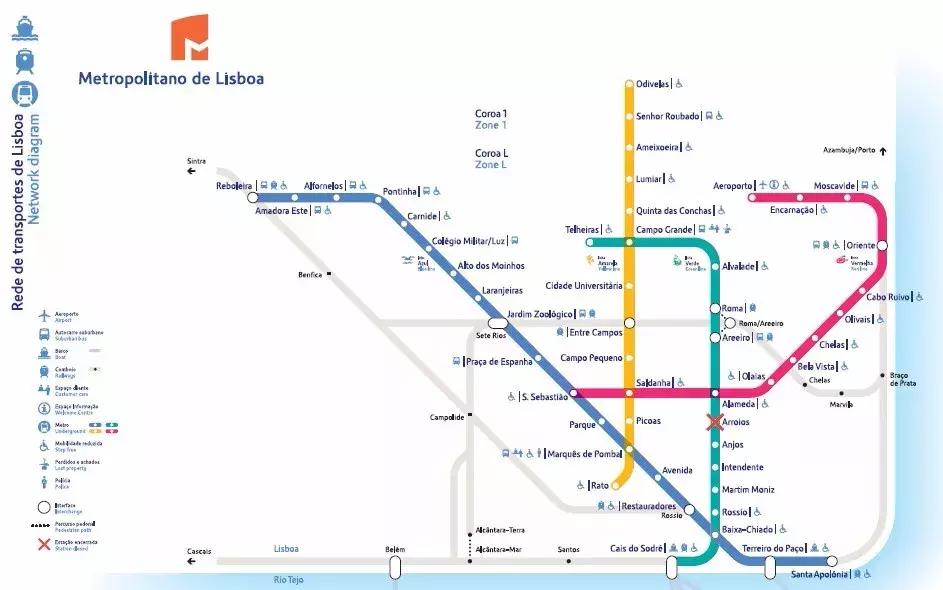 【定居欧洲生活指南】出行必备!里斯本地铁实用指南