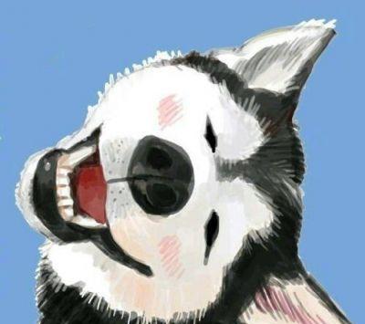 贼可爱的狗子 丨 情侣头像哦 卡通