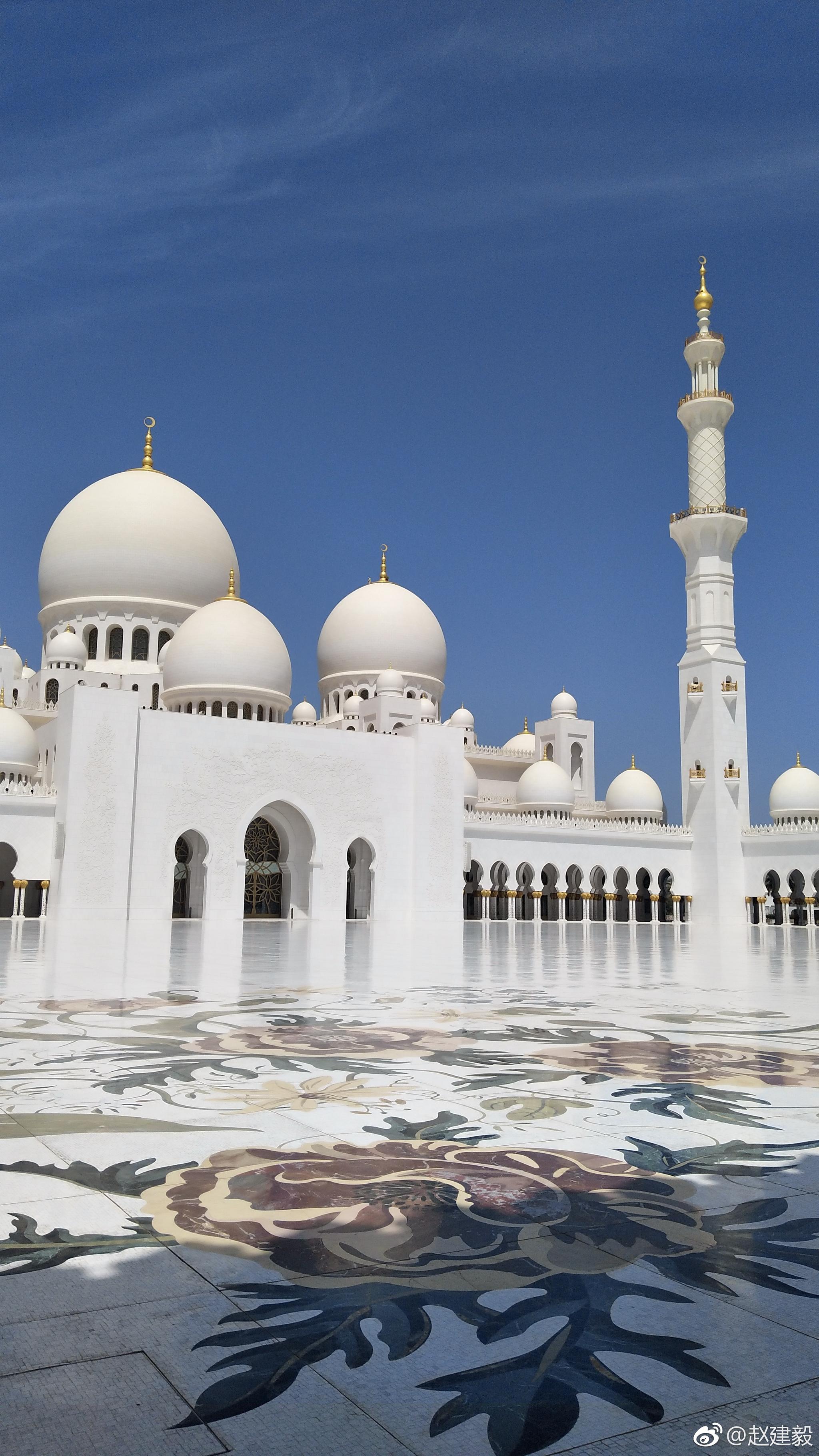 全球最奢华的清真寺，阿联酋阿布扎比大清真寺-搜狐大视野-搜狐新闻