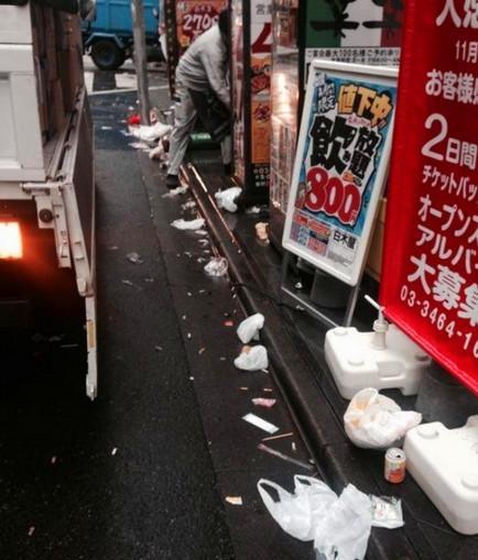 日本人瞧不起中国人！却不料日本也是垃圾遍地