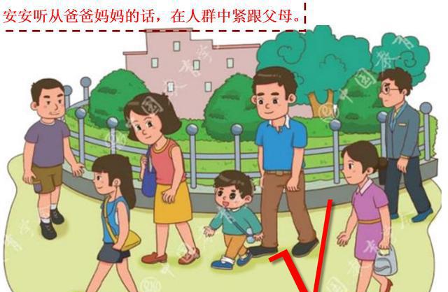 中小学生安全教育之幼儿安全十三:公共场合我不挤