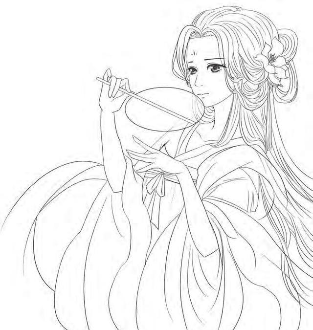 漫画素描技法|了解这些，古风美女怎么画都不会跑错时代