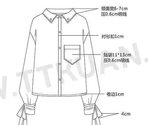 上衣款式图绘画时需要注意的几个问题你都知道吗？