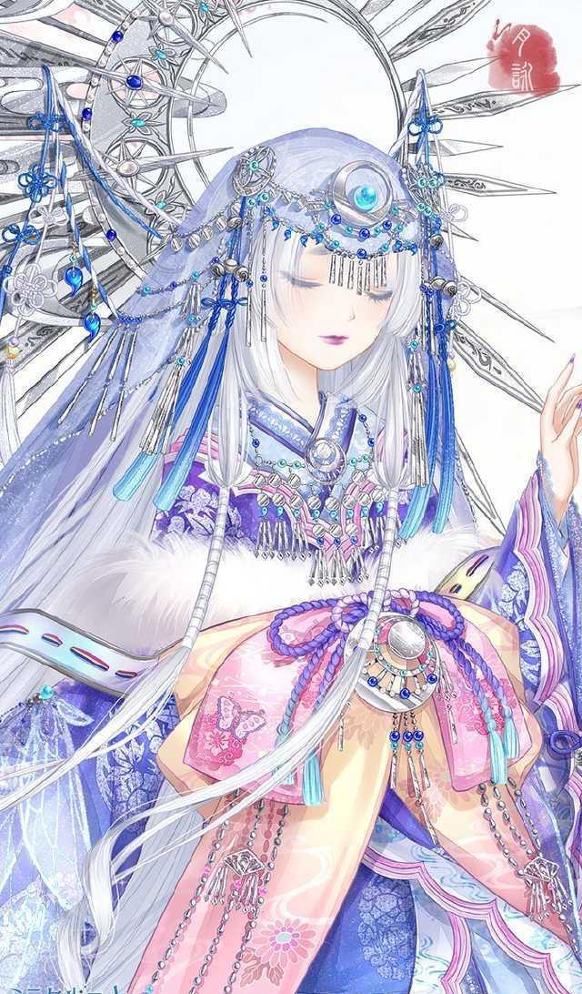 奇迹暖暖日服一周年福袋套装欣赏天照月詠的繁花