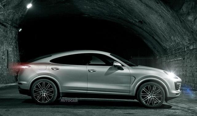 对手锁定X6/GLE轿跑 保时捷卡宴Coupe假想图