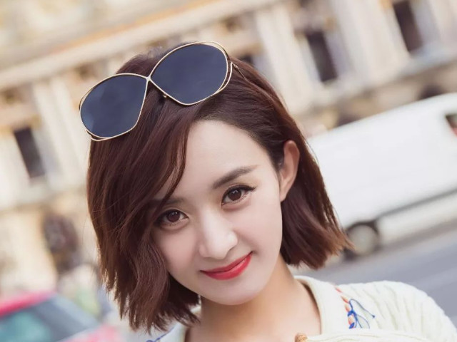 赵丽颖的短发造型图,图1我忍了,图2我忍了,图4