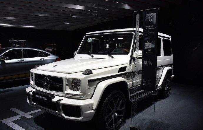 奔驰G65铂金灰哑光黑神秘白实车照片