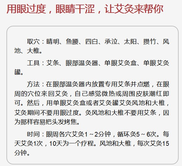 用眼过度、眼睛干涩、让艾灸来帮你(24)