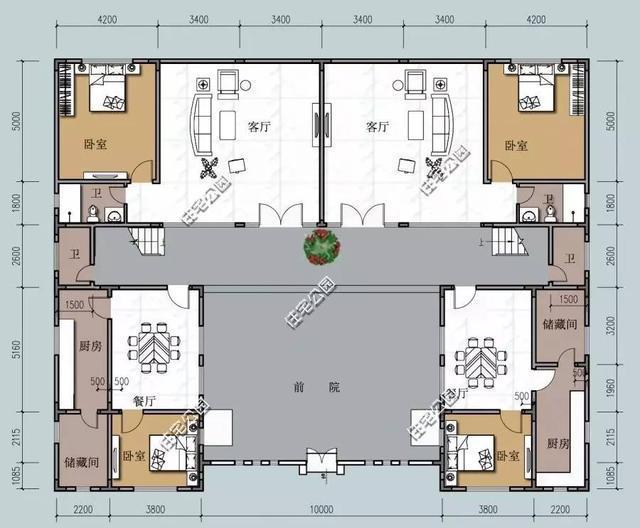 10套合院别墅, 第2中式合院第4现代两个实建案例哪个更美?|户型|农村|别墅_新浪新闻