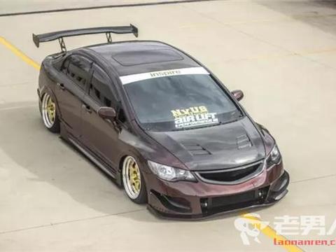 【贴地飞行】的北美八代思域低趴改装案例!