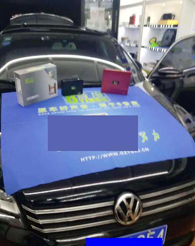 帕萨特汽车音响升级8音度DSP，音质差距一听便知！天津塘沽羽声