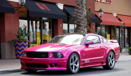全球唯一 Saleen女掌门御用粉红版野马