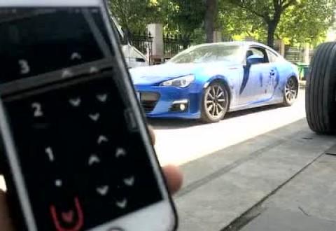 斯巴鲁BRZ改装ACCUAIR气动避震 手机APP遥控升降