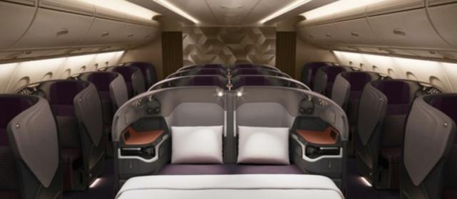 天上飞的星级饭店! 新加坡航空客舱单人座秒变