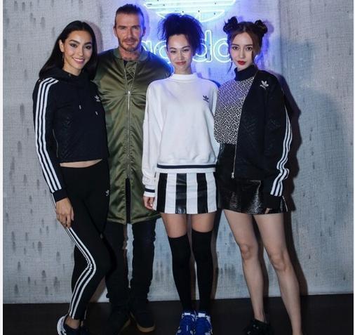 Angelababy和小贝的未PS照出炉, 双下巴和小