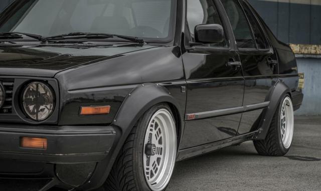 1990大众MK2改装AME复古轮毂