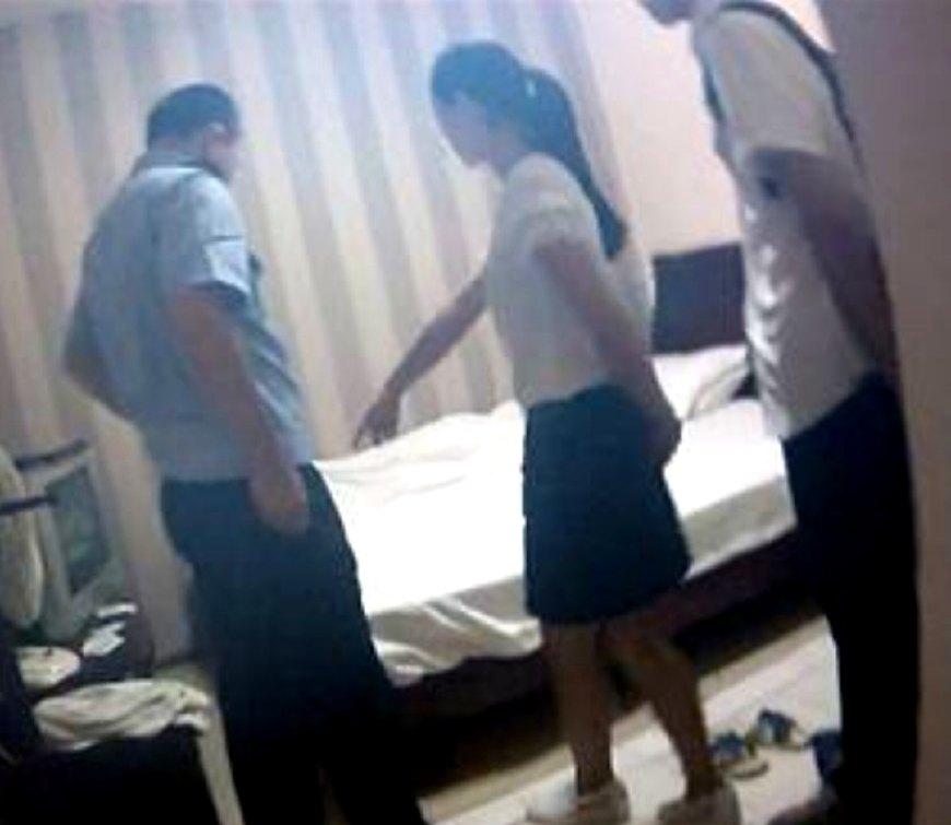 90后女子住酒店，上厕所发现门把手异常，女子选择报警！