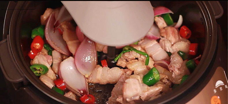 制作美食的动图,准备纸巾擦口水啦