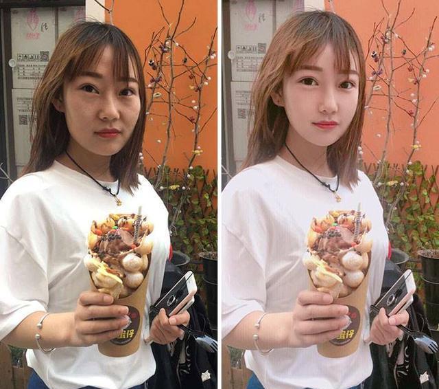 最强“照骗”对比, 终于知道什么叫P图了