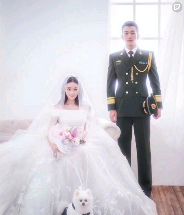 张馨予嫁给军人,婚礼很特殊,网友:最幸福的女人