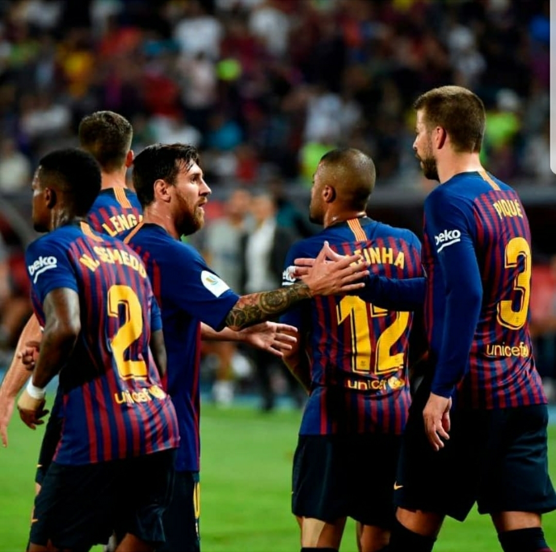 九宫格,巴萨2:1塞维利亚。2018.08.13