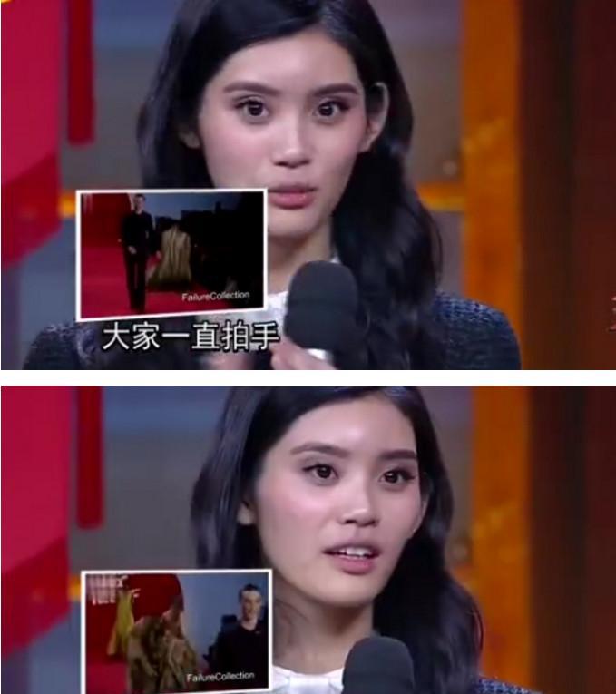 奚梦瑶神预言! 一年前就在天天向上称: 在维秘舞台上摔了就能红!