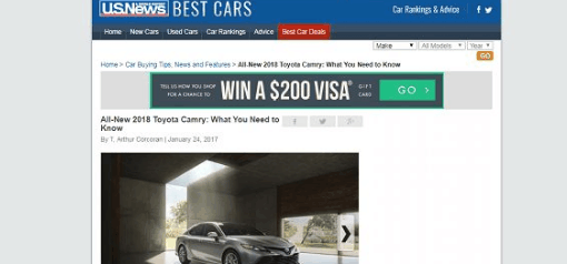 美媒热捧第八代凯美瑞, 其实是看好TNGA