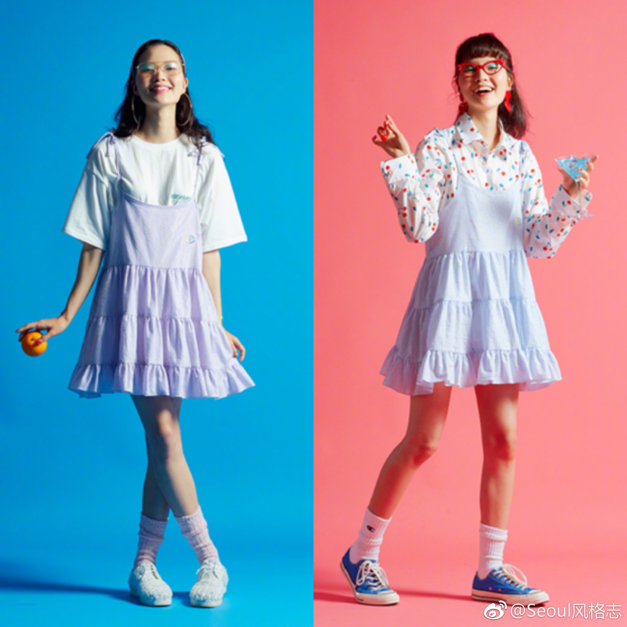 neonmoon的原宿风,配色复古独特,满足你各位的少男少女情怀.