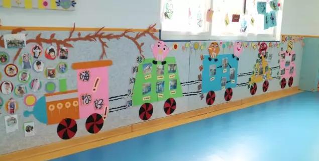 环境创设|幼儿园小班开学主题墙,嗨~你好!