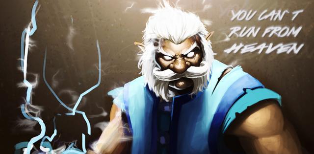 Dota2壁纸:Zeus宙斯
