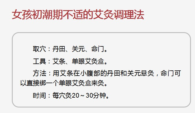女孩初潮不适的艾灸调理方法(46)