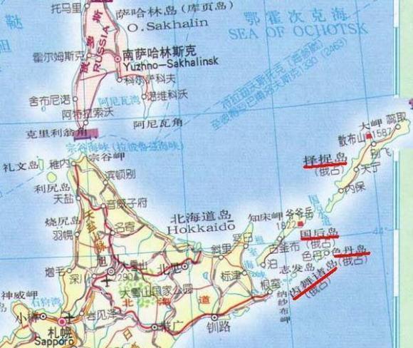 北方四岛人口_北方四岛地图