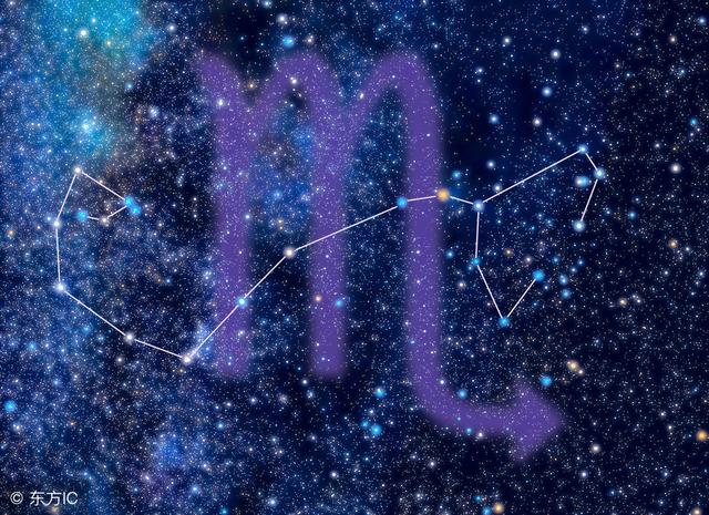 12简笔之天蝎座,天蝎座v简笔星座座星象图射手图片