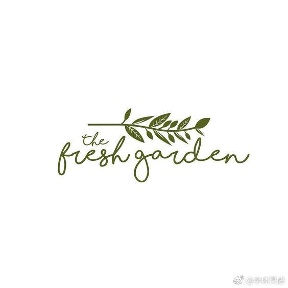 清新文艺范logo设计