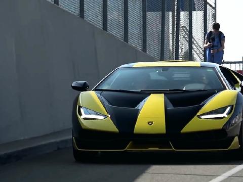 这台兰博基尼现身聚会，自带主角光环，网友，国内就1台
