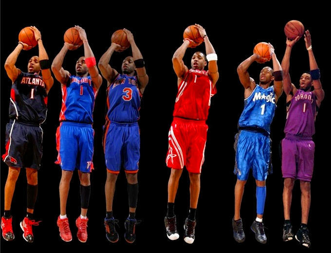 nba中球员投篮姿势的美观度,必然要数马里昂的最为诡异!