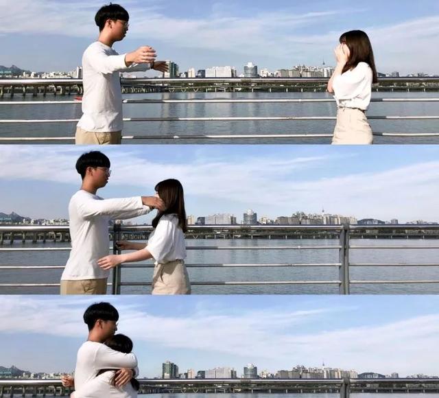 韩国情侣用实例展示爱情动作