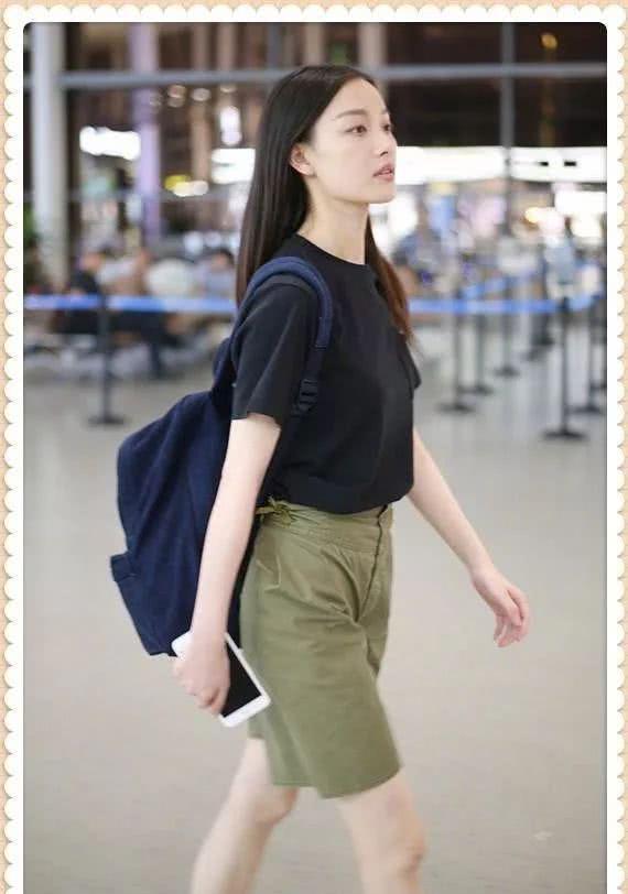 倪妮夏天着装,侧面看大饱眼福!网友:像初恋情人很清纯!