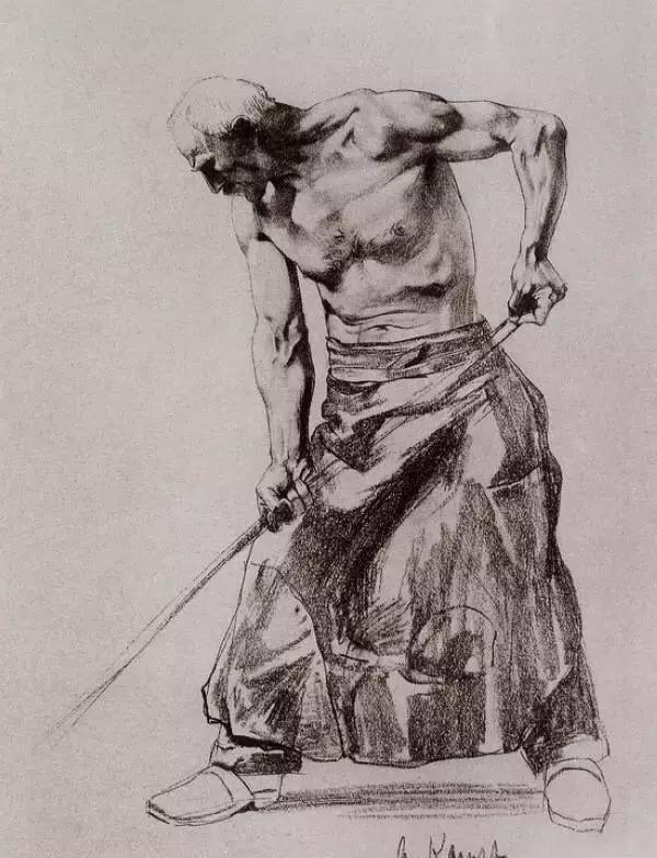 6位素描大师的近百张作品，最好的临摹资料