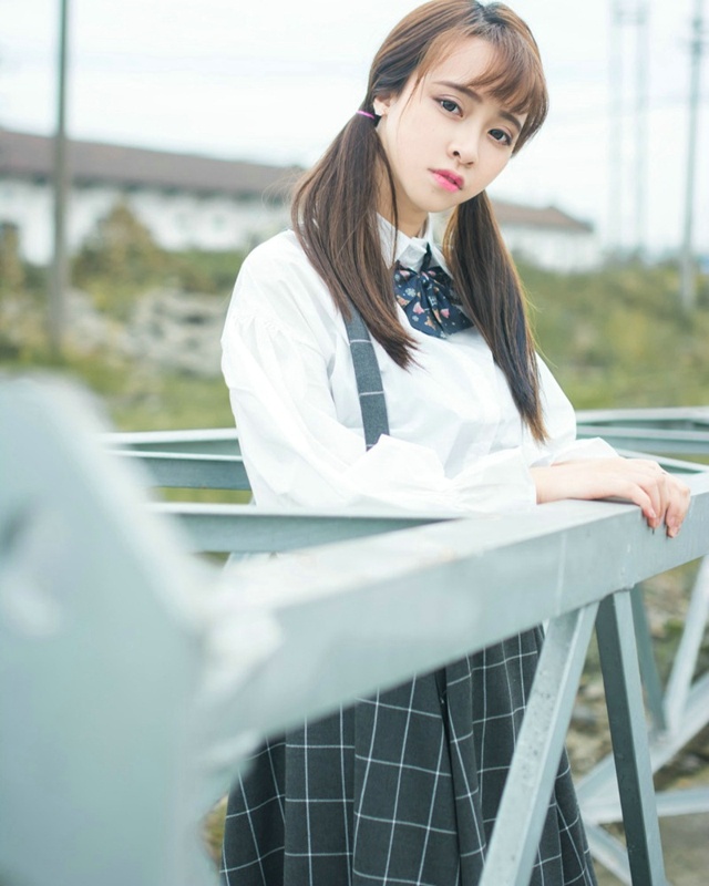 艺术系可爱迷人俏皮美女美女清纯a美女萌萌靓丽汤燕养眼图片