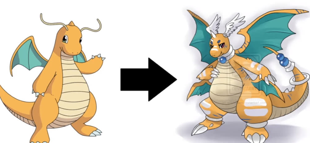 快龙进化顺序图