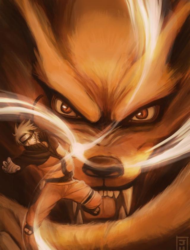 鸣人仙人九尾模式融合图片