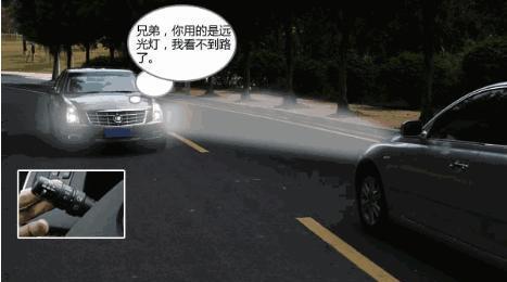 夜间会车大灯闪2下, 那是什么意思?