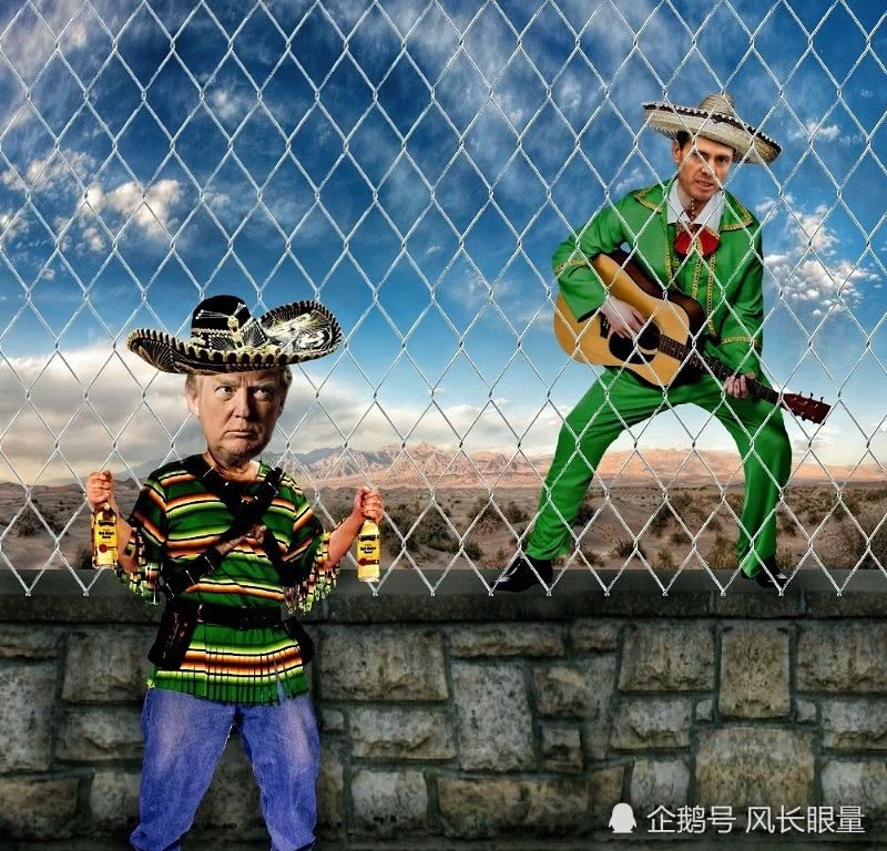 特朗普要在美国与墨西哥边境修一道墙,遭美国